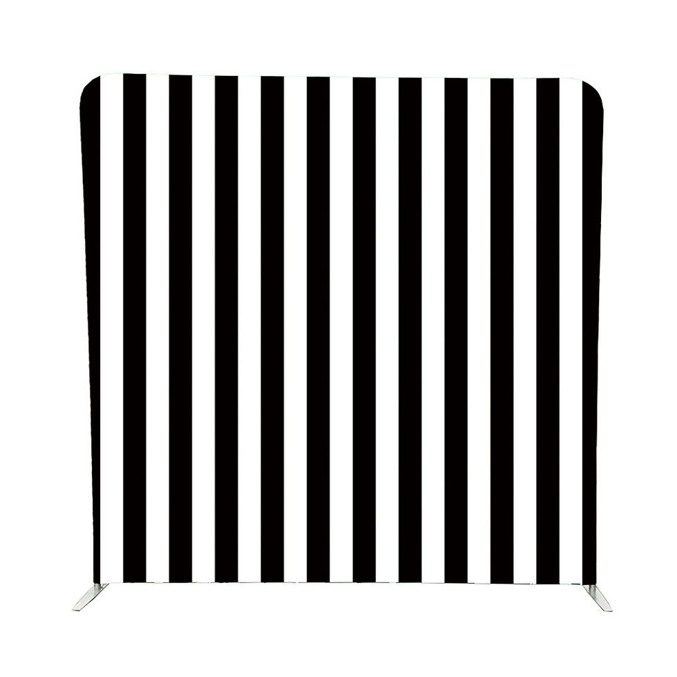 Black and white Stripes Backdrop
