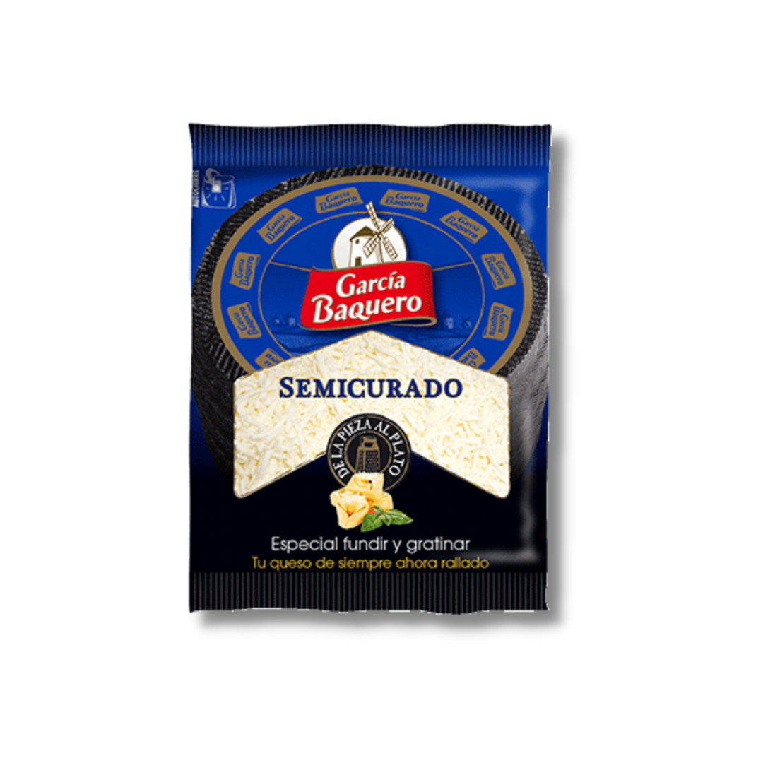 Queso Ibérico Semicurado Rallado García Baquero
