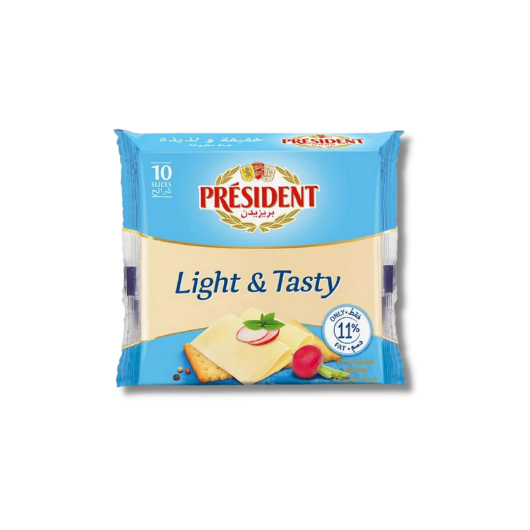 Président® Light & Tasty Cheese Slices