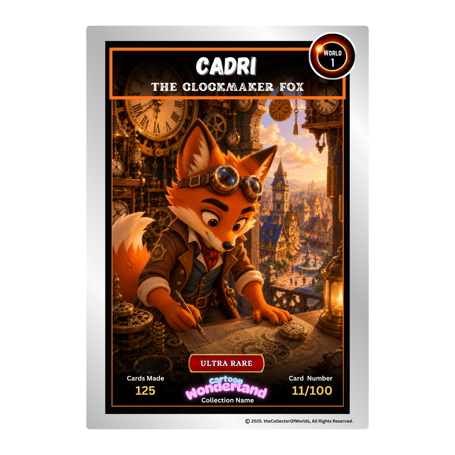 Cadri the Clockmaker Fox