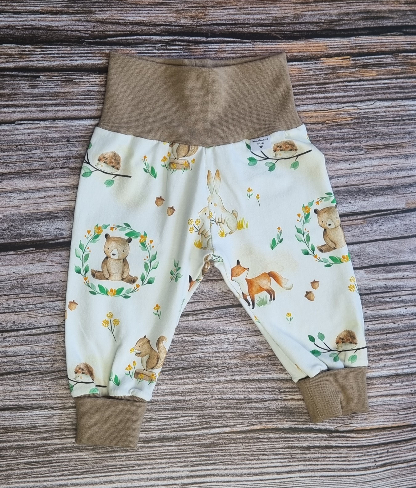 Mitwachs-Pumphose in 62/74 Waldtiere