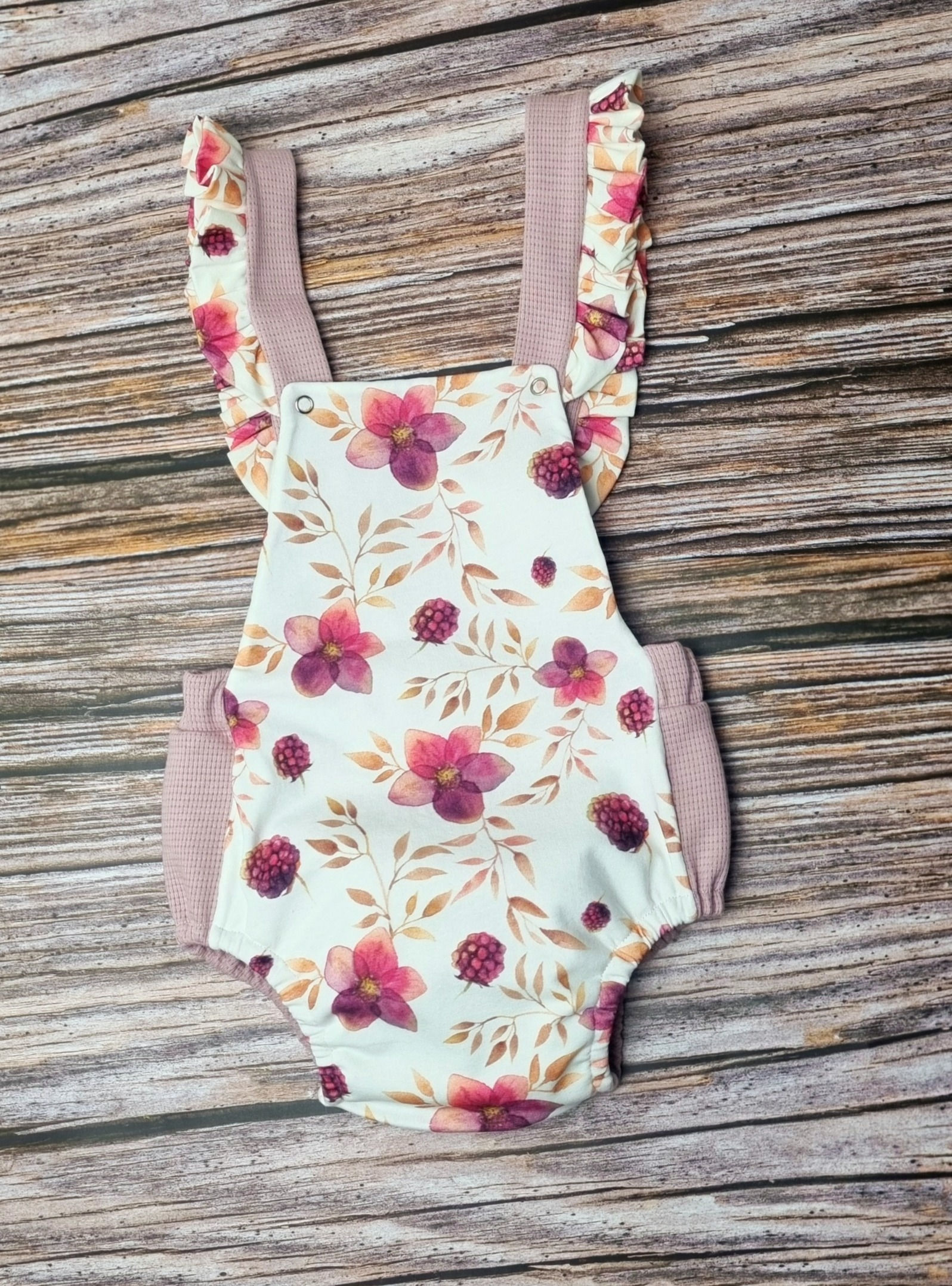 Romper - Flower / altrosa 74/80