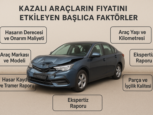 Kazalı Araçların Fiyatını Etkileyen Başlıca Faktörler