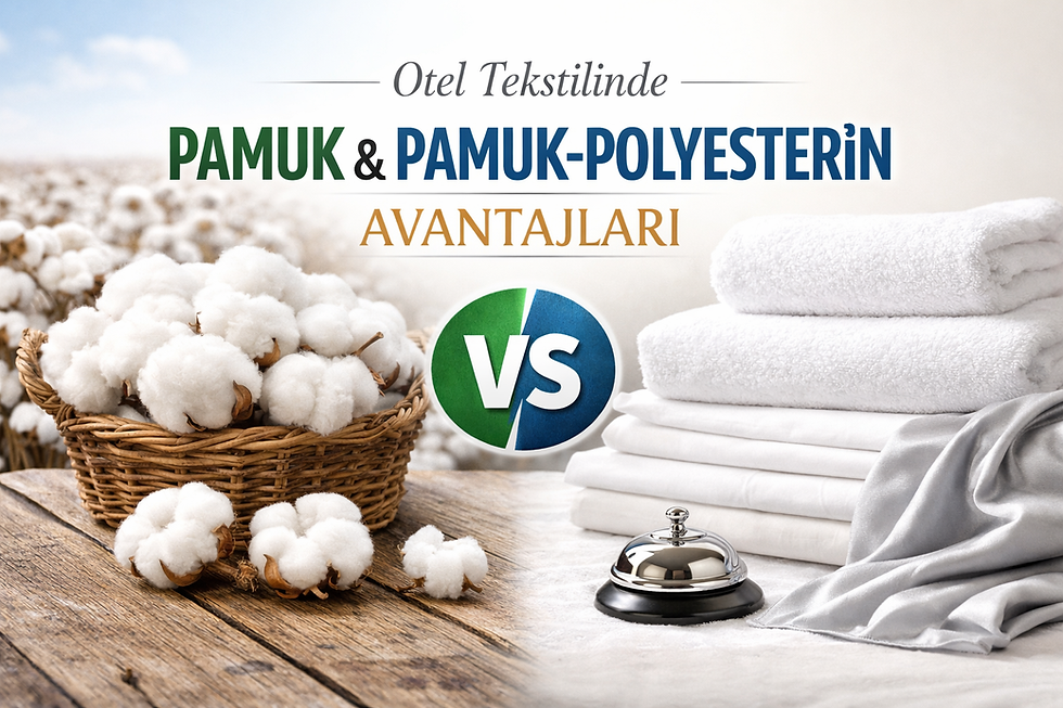 otel tekstili %100 pamuk ve pamuk-polyester