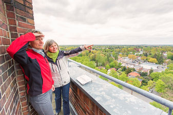 Wasserturm, Rathaus Neuenhagen, Ausblick, Aussichtsturm, Seenland Oder-Spree, Foto Florian