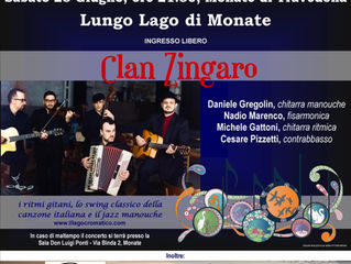 Clan Zingaro 23 giugno Travedona Monate Festival Lago Cromatico