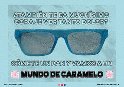 Lentes de caramelo Azules