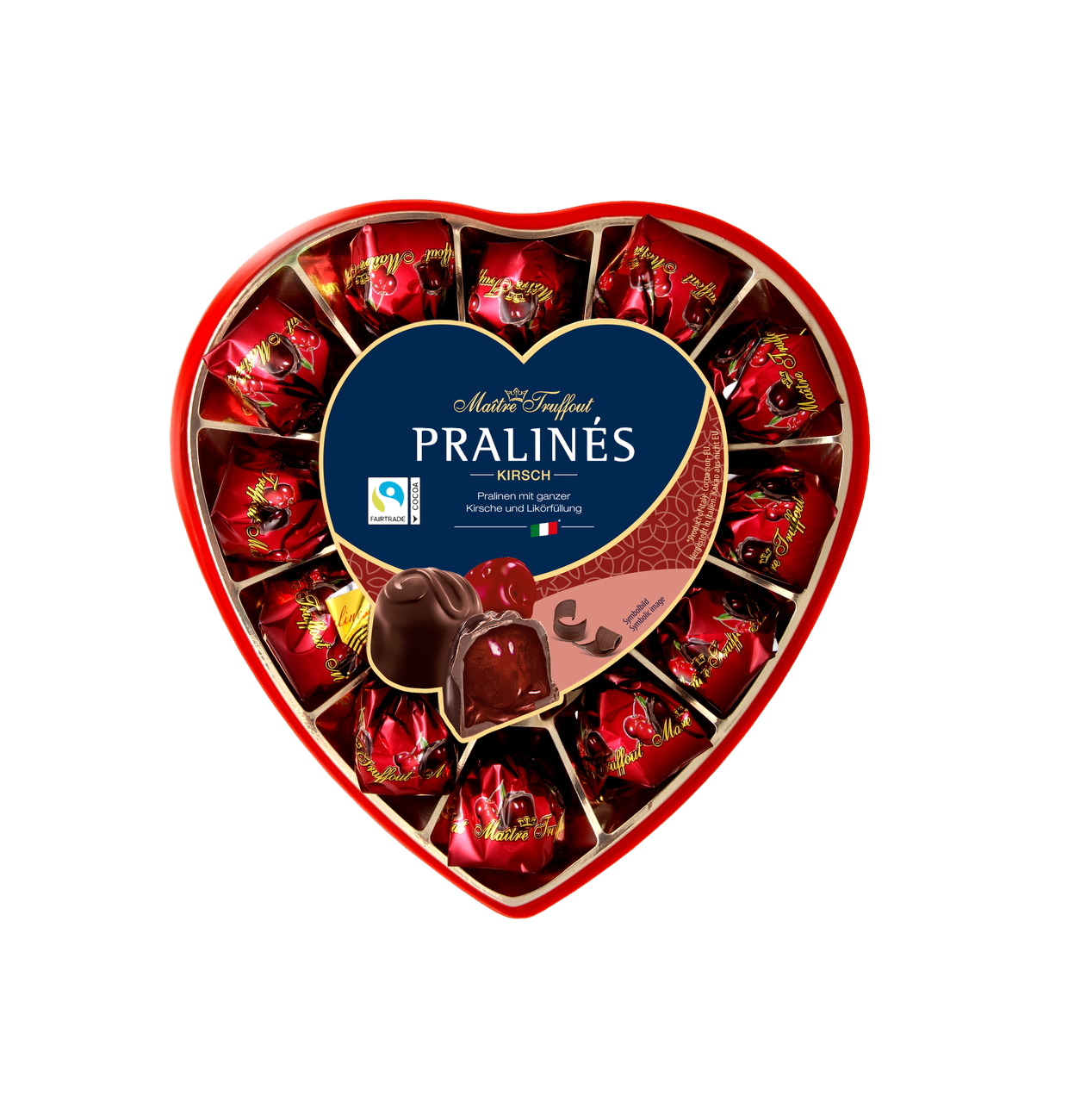 Caixa Chocolates Maitre Truffout Coração ❤