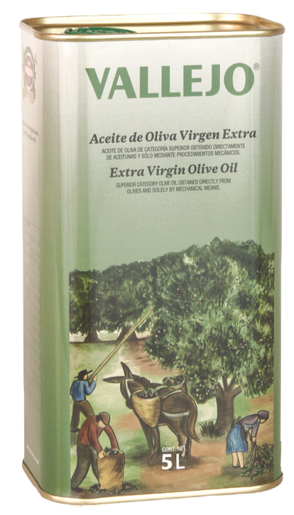 Azeite de Oliva Extra Virgem Vallejo 5 Litros