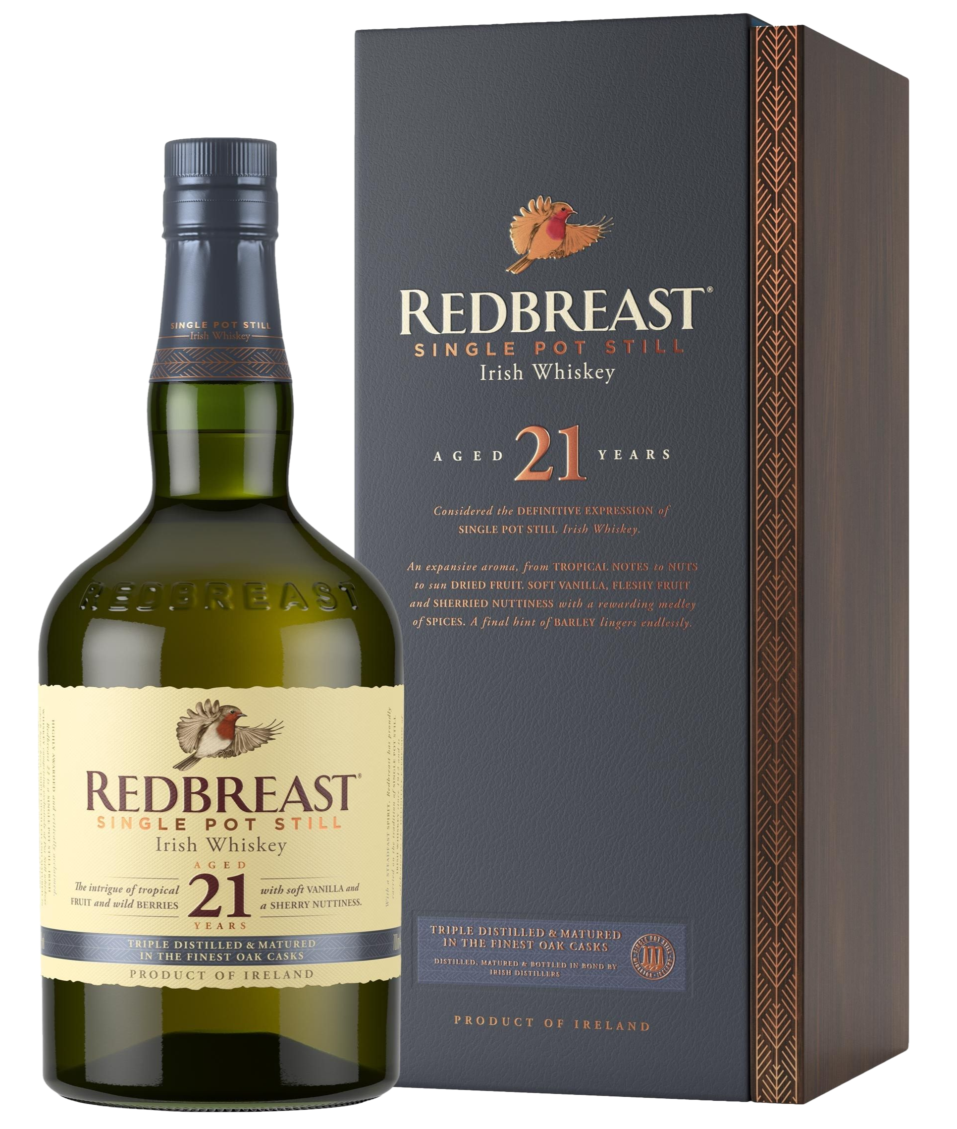 Whisky Redbreast, Single Pot Still, 21 Years Old