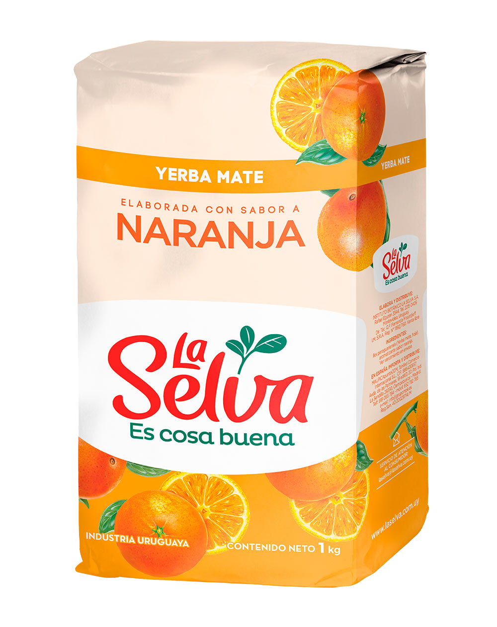 Erva Mate sabor Laranja La Selva