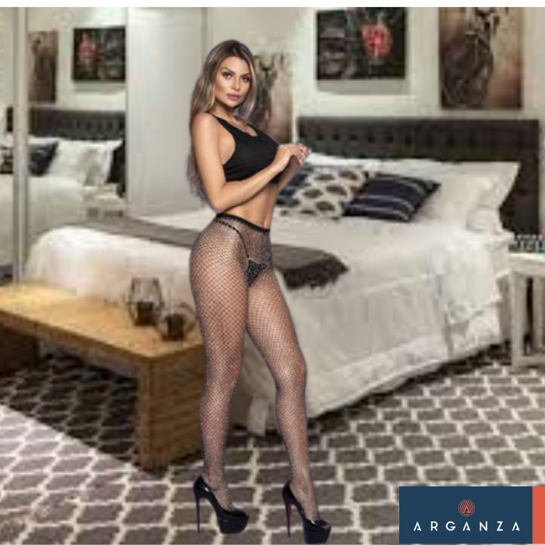 MEIA CALÇA ARRASTÃO COM LUREX