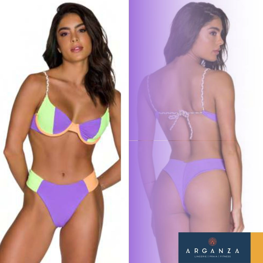 BIQUÍNI VIOLETA NEON ENERGIA