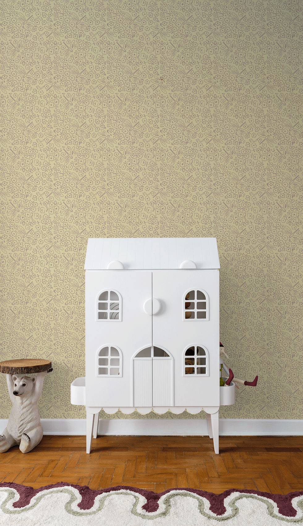 Miniatura: PAPEL DE PAREDE LIBELULA