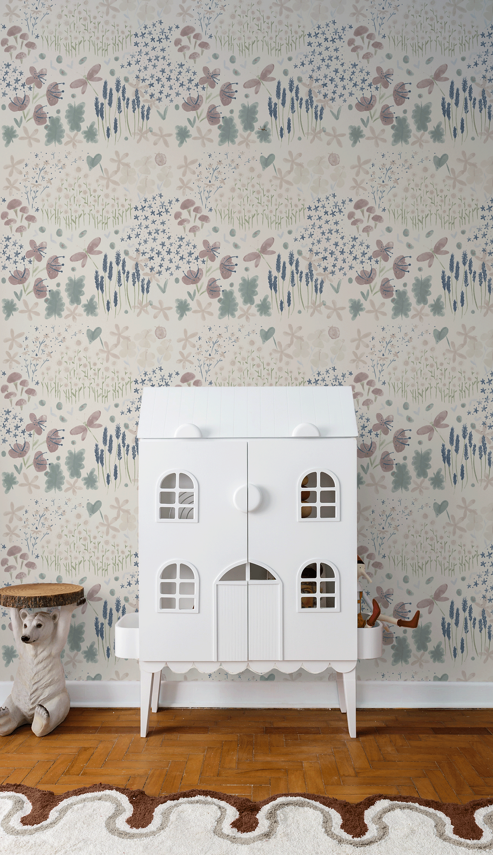 Miniatura: PAPEL DE PAREDE FLORES