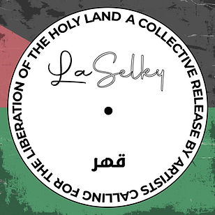 Artwork for Laselky fundrasier album which contains first release by karim yousry on bandcamp