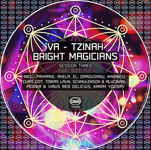 Tzinah Records VA Bright Magicians artwork 1