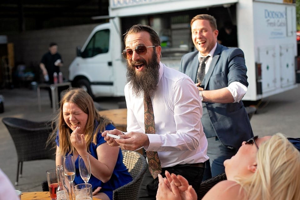 Yorkshire magician for drinks reception magic