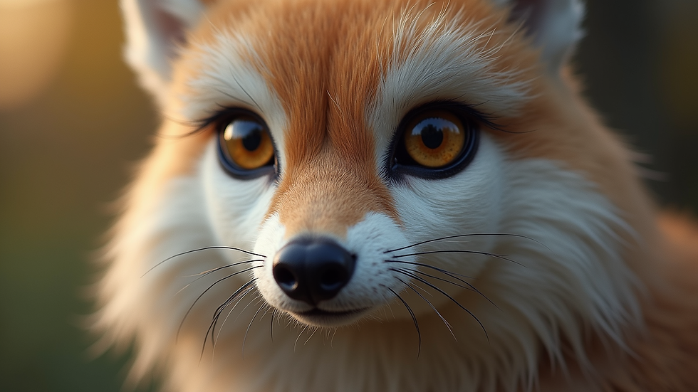 Close-up view of a furry-themed digital badge for AuraWulf membership
