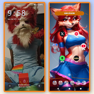 This is my home/lock screen.