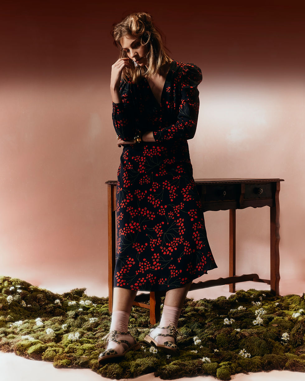 Thumbnail: Printed Marina Dress