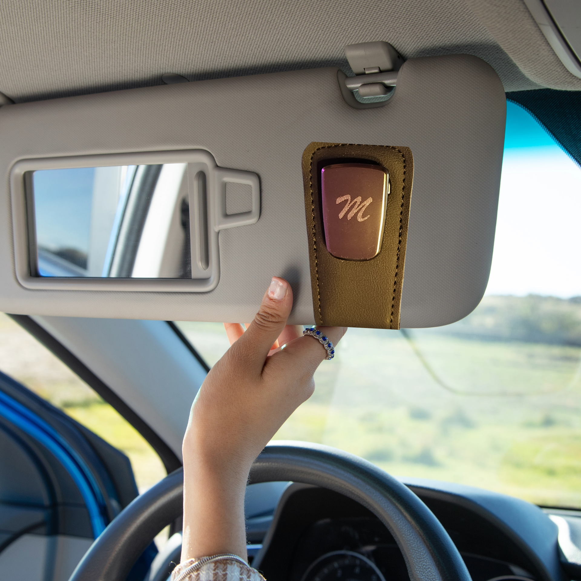 Monogrammed Sunglasses Holder