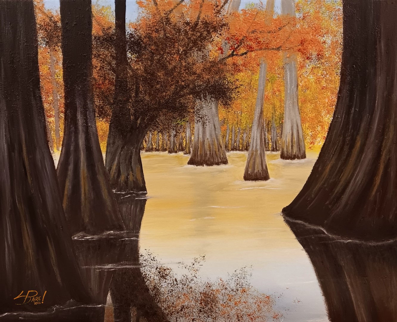 Colors of Fall Oil Painting