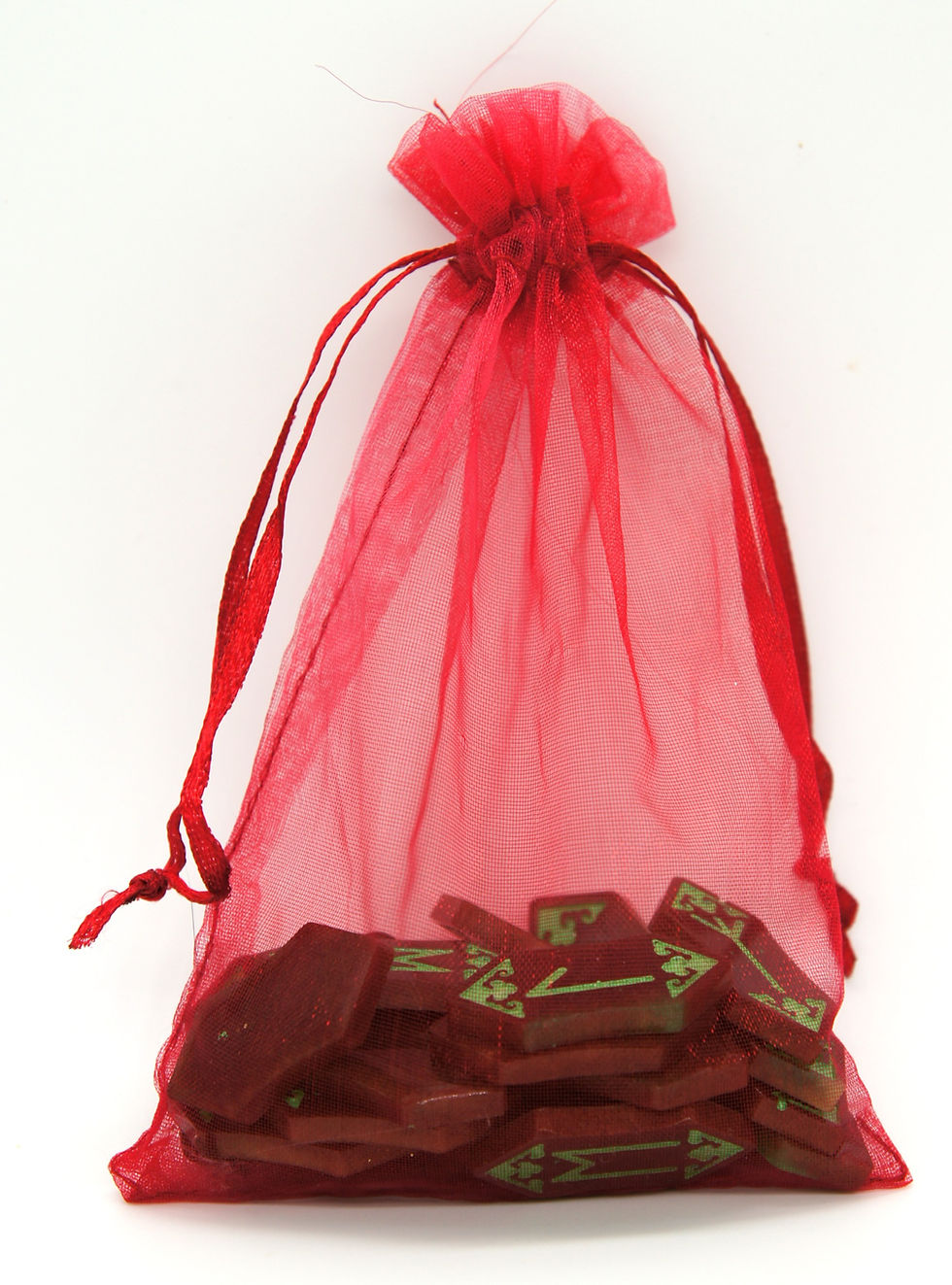 Thumbnail: Green & Brown Glow in the Dark Mini Rune Set