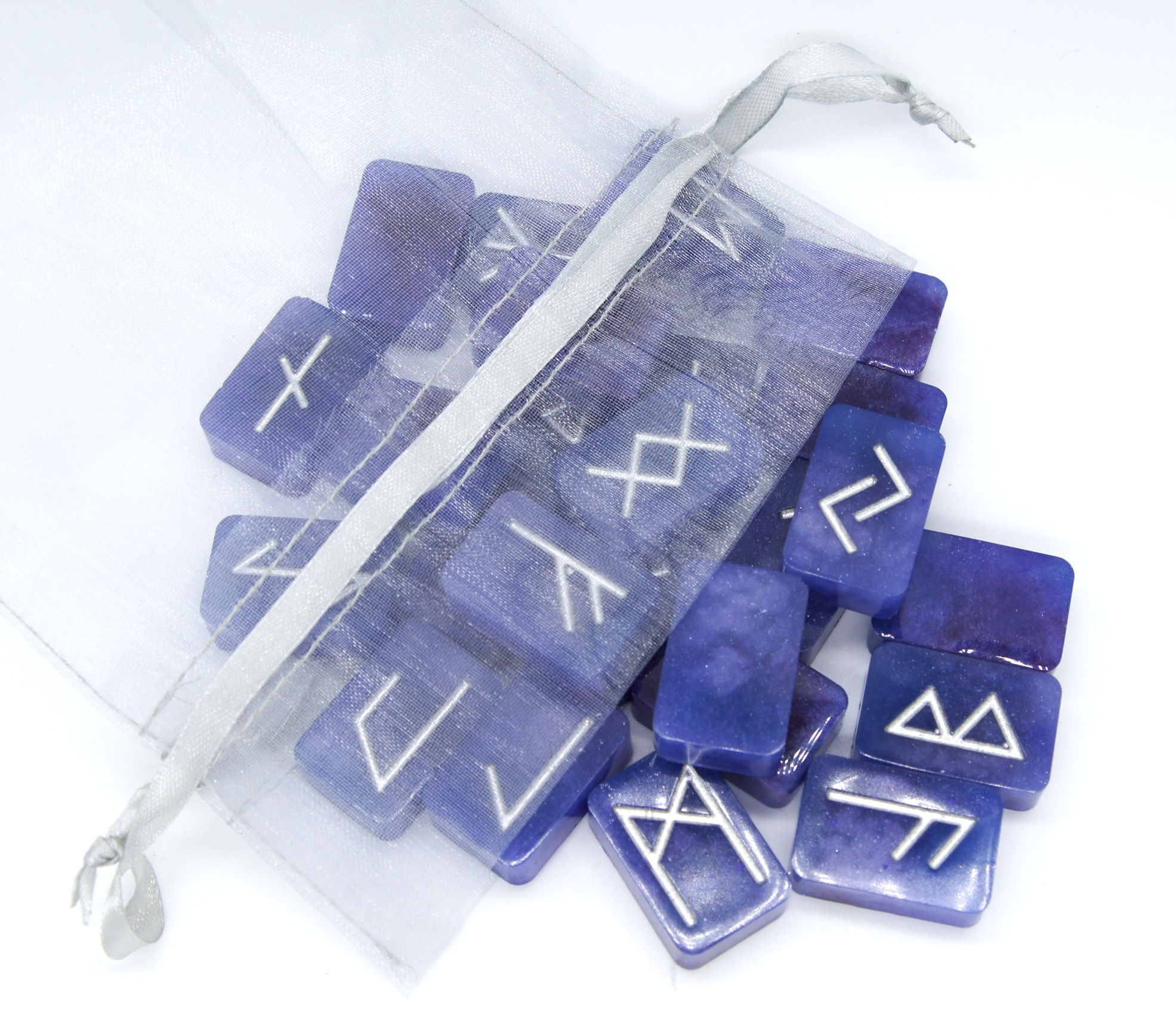 Dreamy Purple Glow in the Dark Rune Set