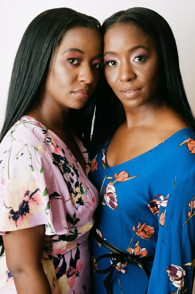 same but different african american twins from DC styled by washingtion dc personal stylist Patty Chism.