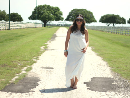 White Dress for Summer 2015
