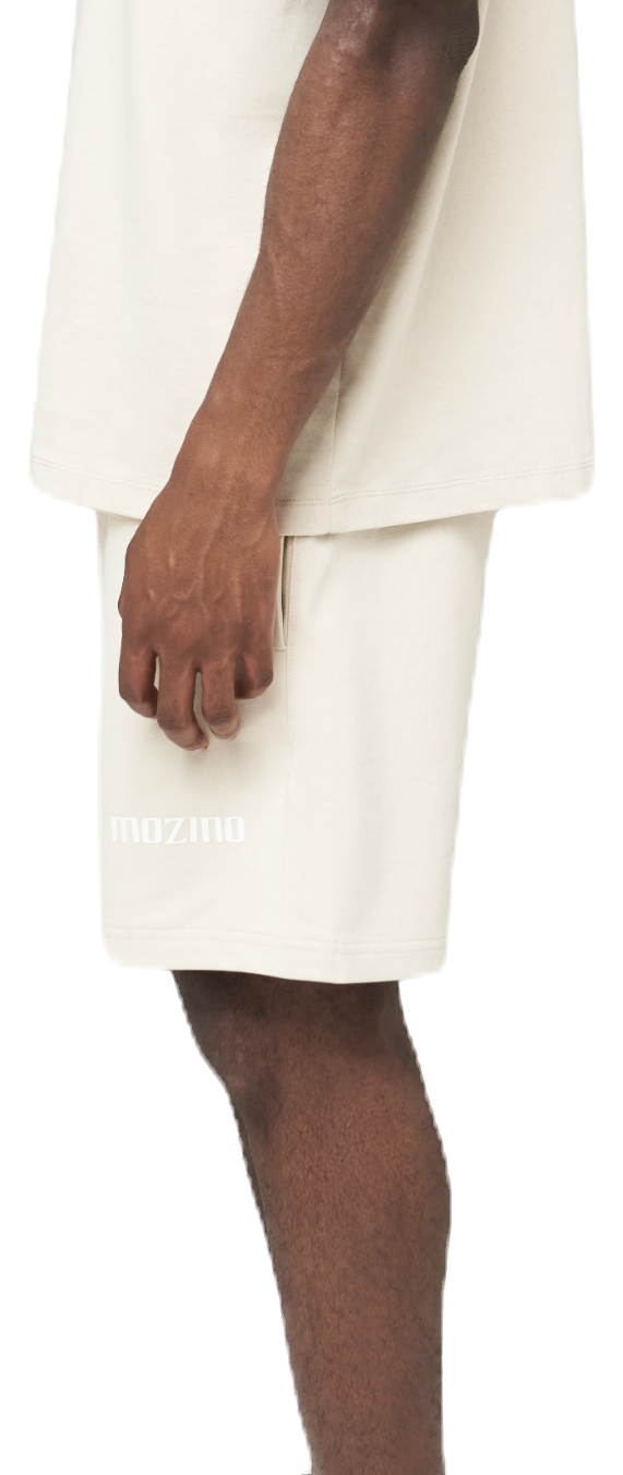 Thumbnail: Logo Straight Leg Shorts - Cream