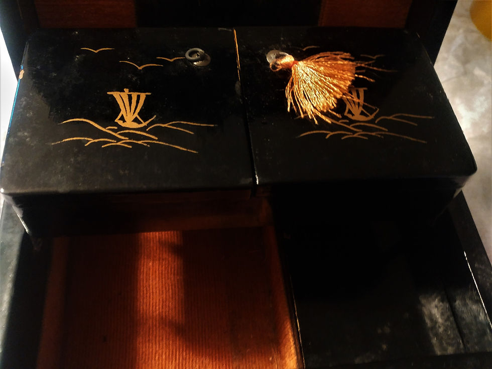 Thumbnail: Hand Painted Music Jewelry Box