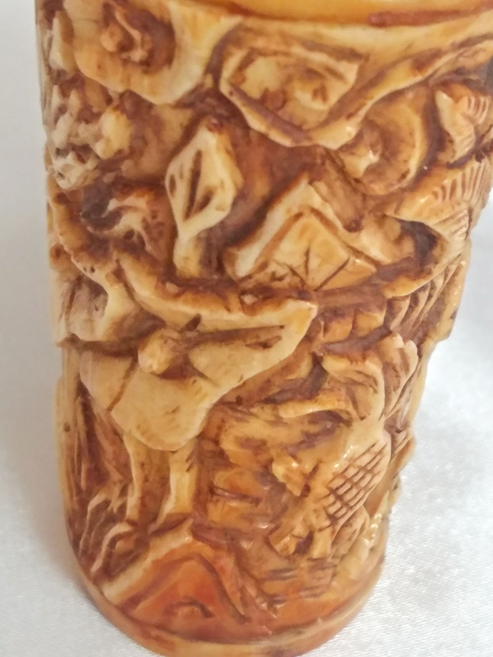 Thumbnail: 19th Century Snuff Bottle with Spoon