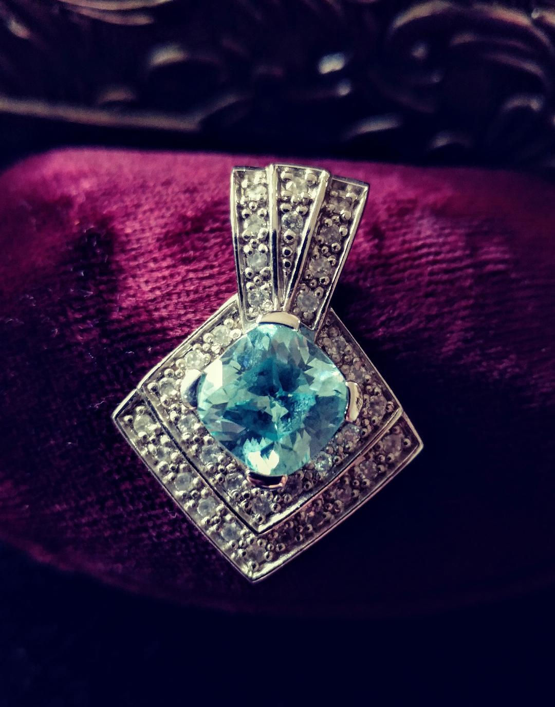 Aquamarine .925 Pendant