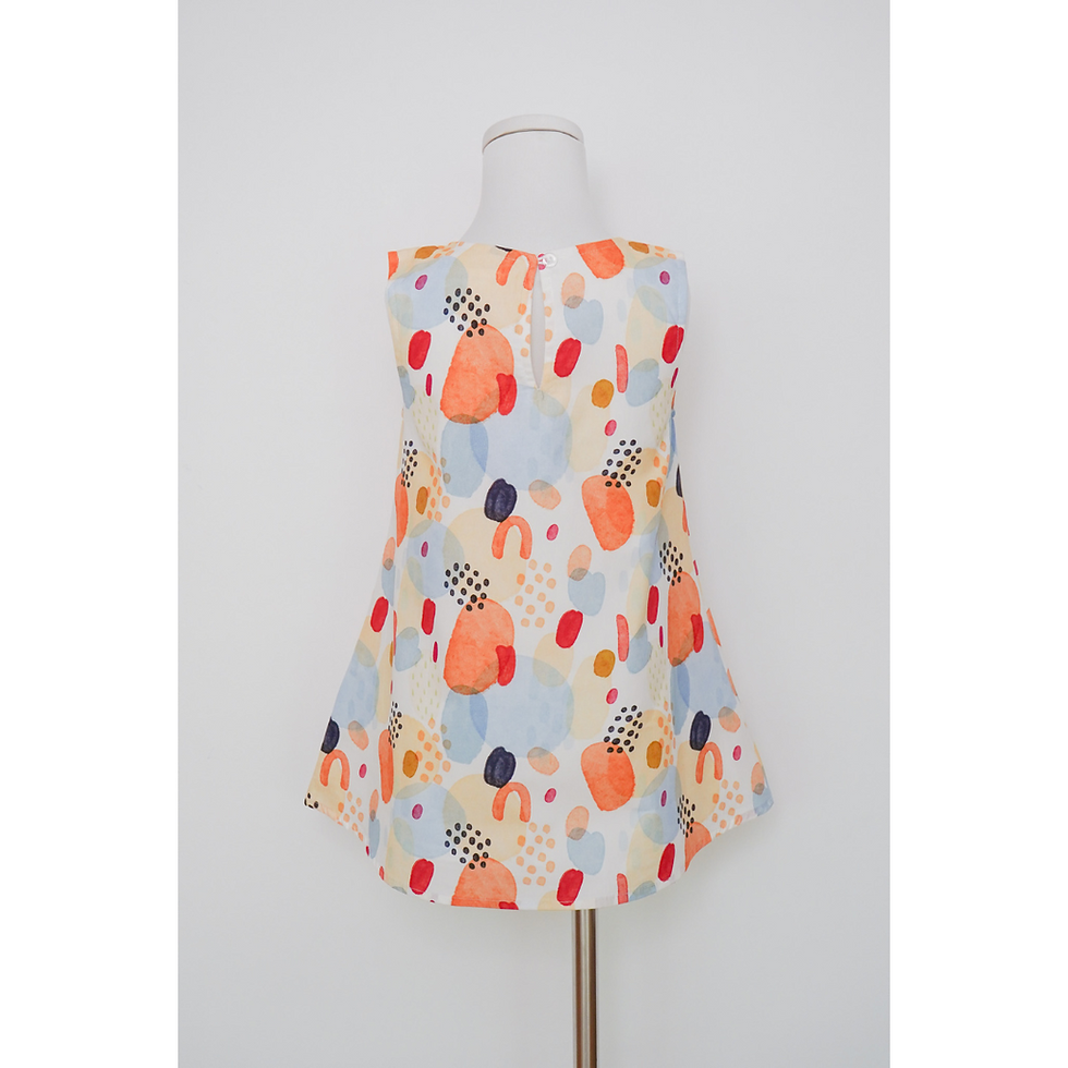 Thumbnail: Mini Kiara Whimsy Prints Dress
