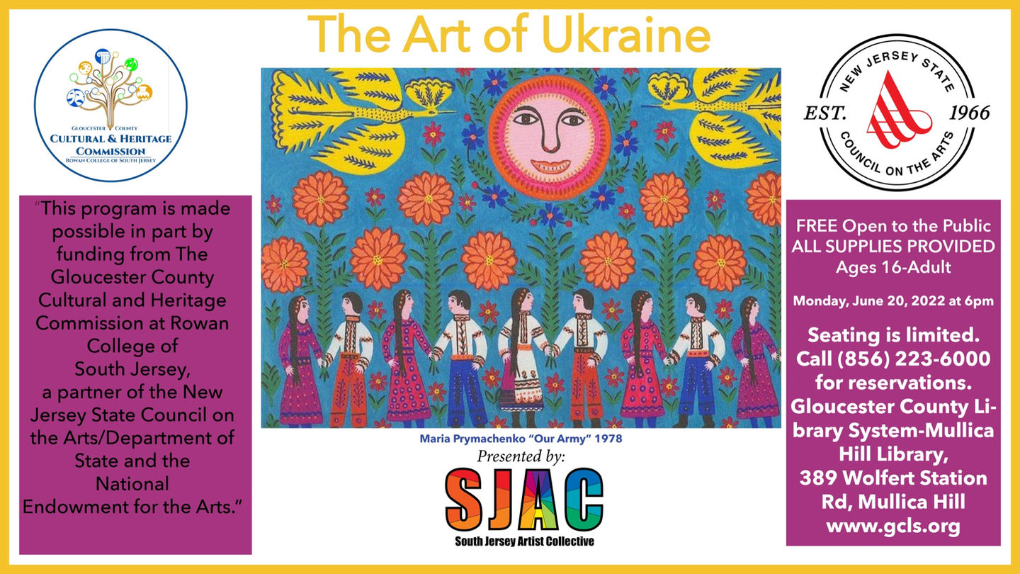 SJAC workshop series 2022: Art of Ukraine with Loren Dann