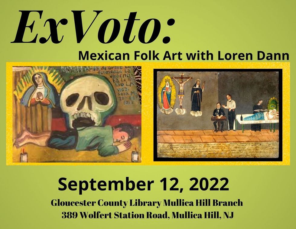 SJAC workshop series 2022: Ex Voto: Mexican Folk Art with Loren Dann