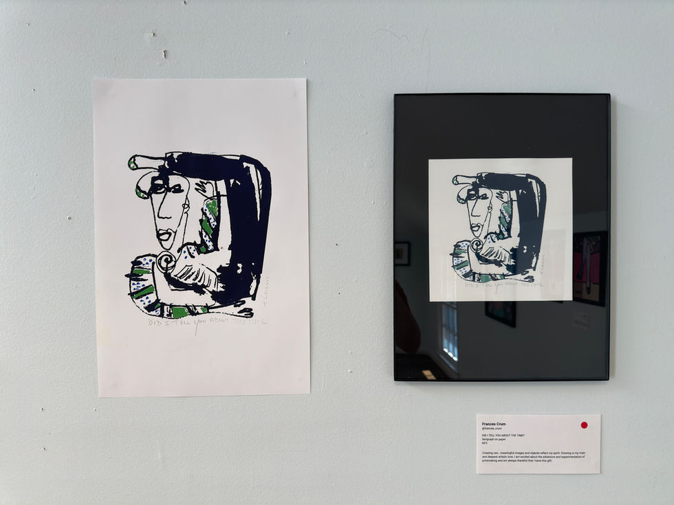 photo of Beyond the HERE and NOW: Originals and Reproductions exhibition, Frances Crum