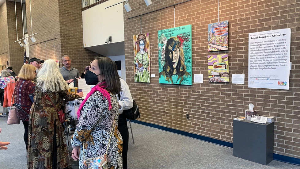 photo of Closing reception for SJAC exhibition: "Rapid Response Collection"
