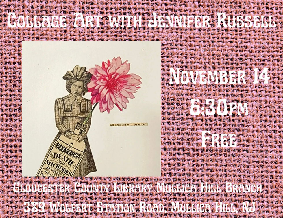 SJAC workshop series 2022: Collage Art with Jennifer Russell
