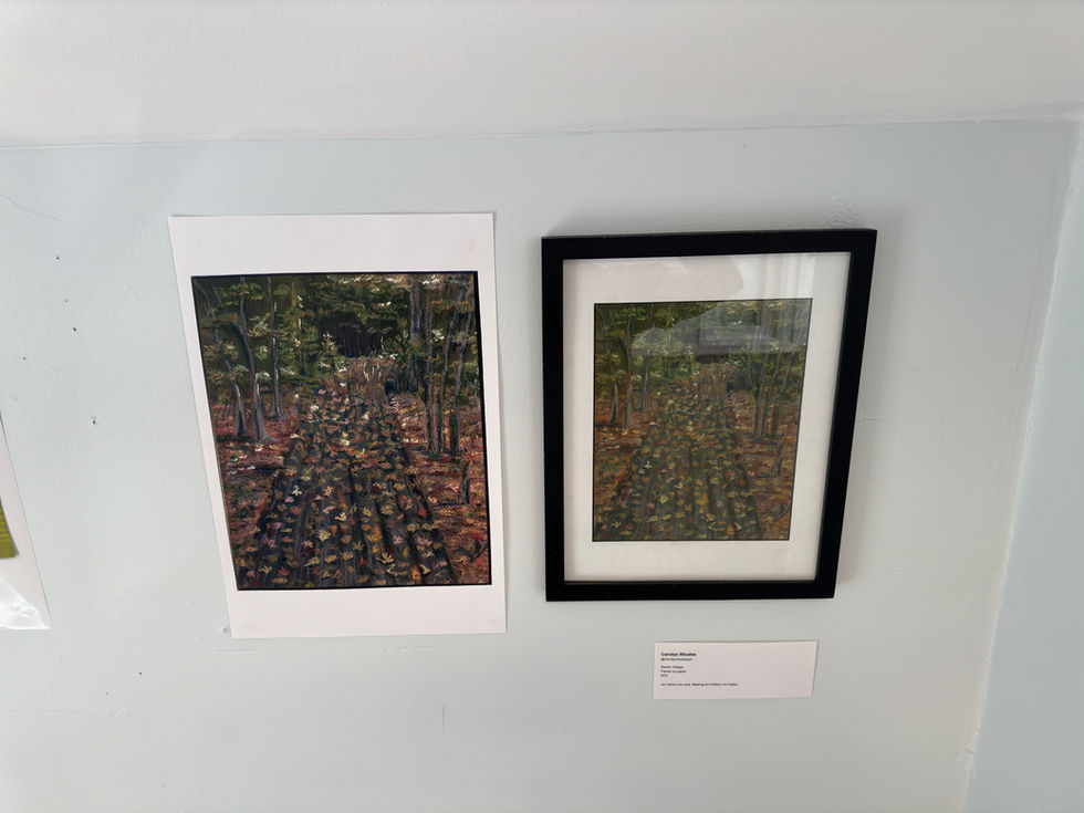 photo of Beyond the HERE and NOW: Originals and Reproductions exhibition, Carolyn Rhodes "Batsto Village"