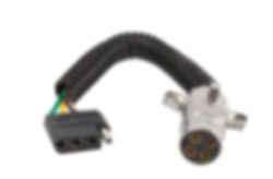 Adapter 4-Way Round Trailer 4-Way Flat Car-End
