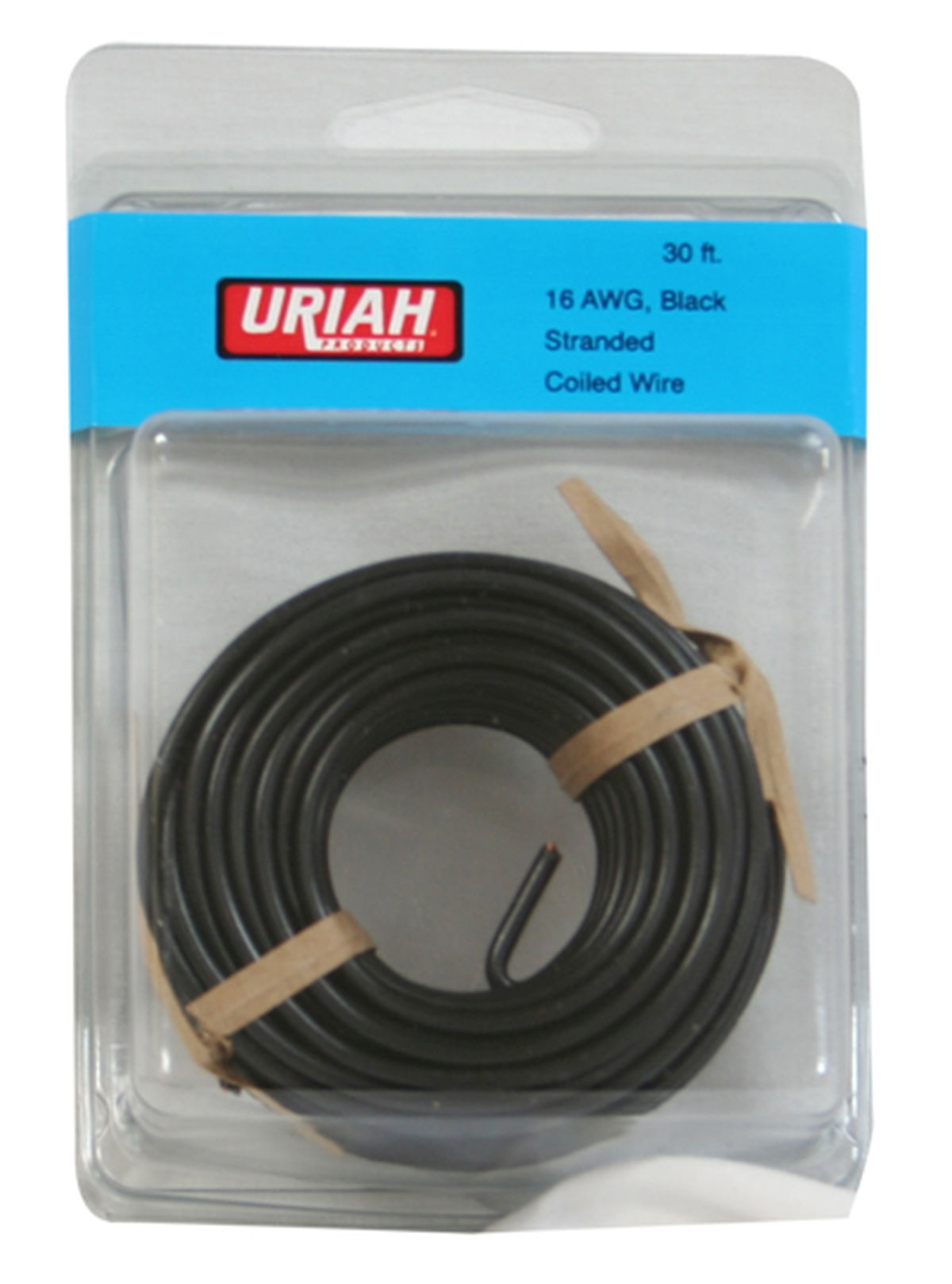 Wire 16 AWG Stranded Black Insulation - 30 Feet