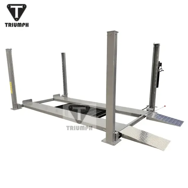 Thumbnail: Triumph NSS-8XLT Four-Post Service & Storage Lift – 8,000 lb, Extended Length