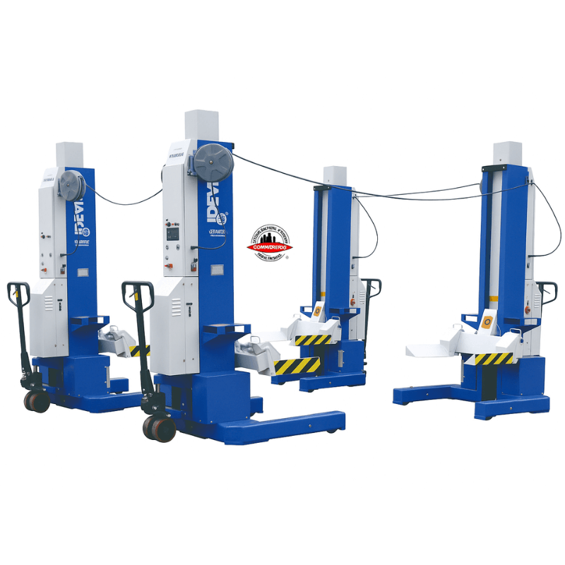 Thumbnail: iDeal MSC-18K-X-472 Mobile Column Lift – 4-Column Set, 72,000 lb, ALI Certified
