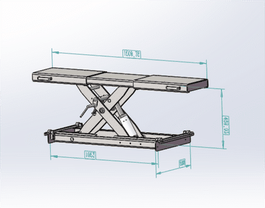 Thumbnail: Katool KT-RJ50 Rolling Jack for Four-Post Lifts – 5,000 lb Capacity