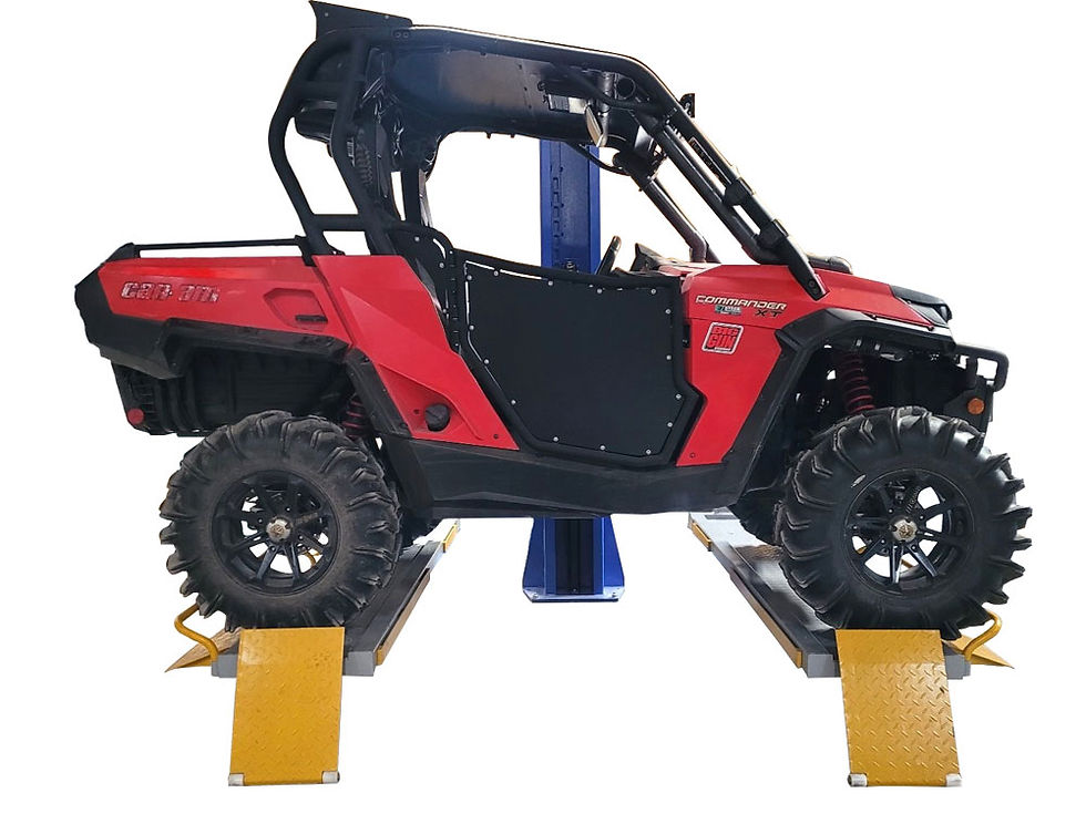 Thumbnail: iDeal Single Column UTV & Mower Lift – 2,000 lb, Storage & Service