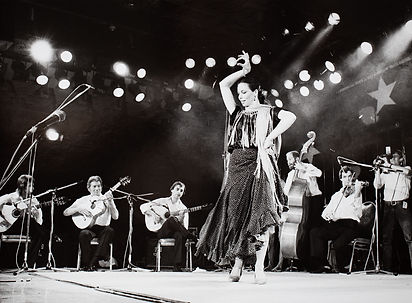 Nina Corti 1985 am Jazz Festival Montreux Foto: Keystone,