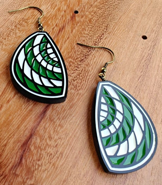 Black onyx earrings